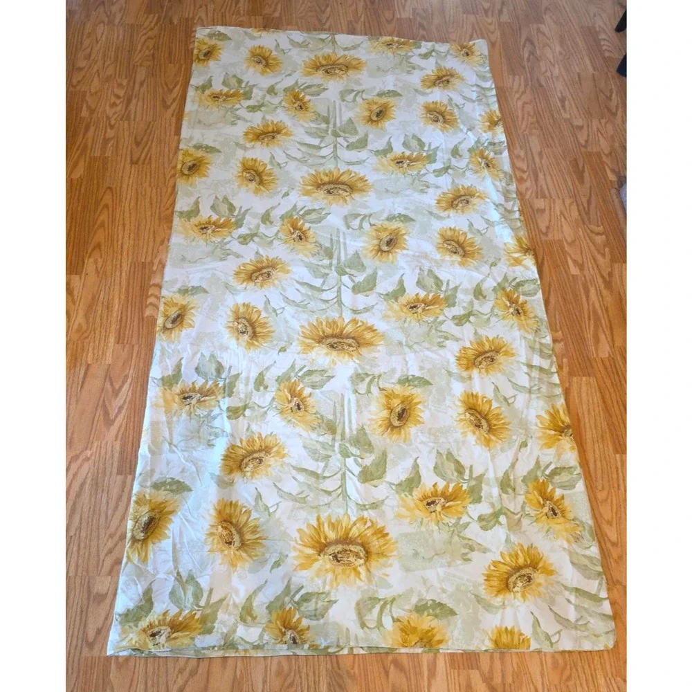 Pottery Barn Sunflower Floral Duvet Full Queen 2 Shams Cottagecore Yellow 3pc